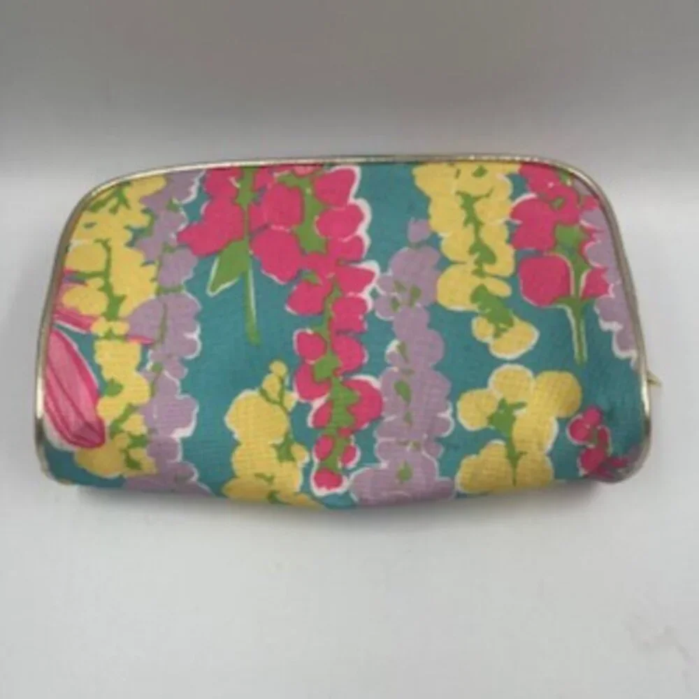Lilly Pulitzer For Estee Lauder Makeup‎ Bag Travel Floral Zip Top